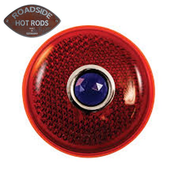 1937 Ford Rücklicht Bullet Glas Linse Ersatz Blue Dot 78-13451 *