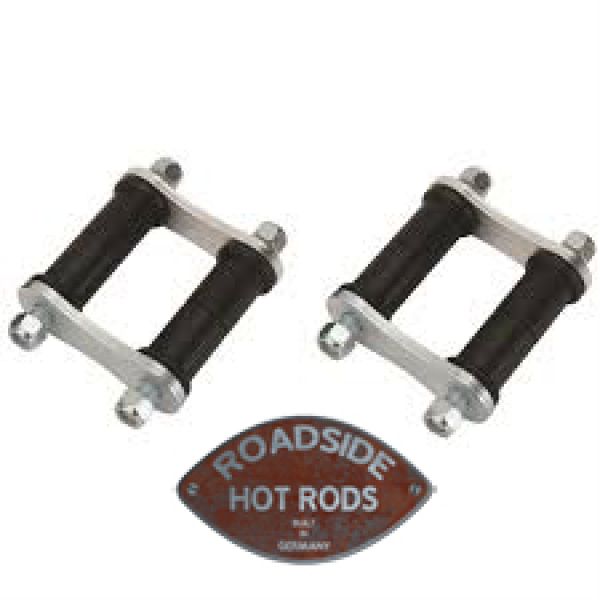 Spring Shackles Set 2- 1/2" 91033326-ZINC