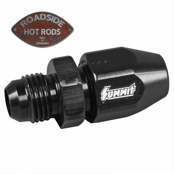 Summit Racing™ Anschlussadapter AN auf Rohr Schwarz SUM-2200077B *