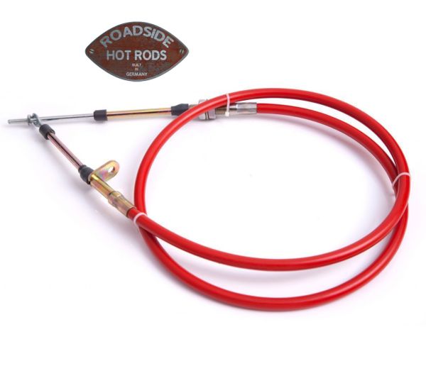 B&M 5ft Rennschalthebel Schaltzug 1,52 m Rot AT12050 *