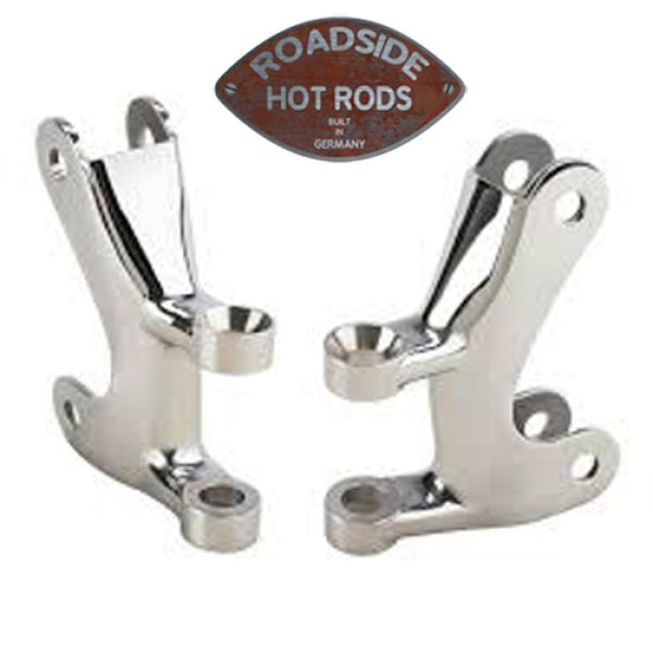 Speedway polished Stainless Steel Batwing Brackets 916-35006