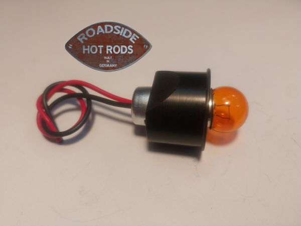 Blinker Einsatz Fassung inkl. Glühbirne BA15S Orange BE-303346 *