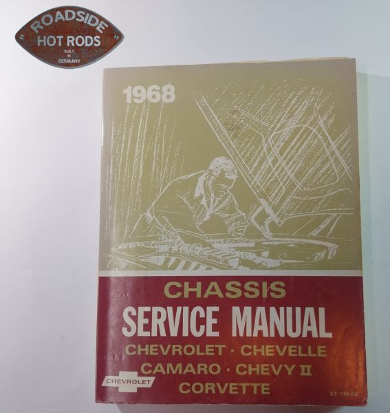 Buch 1968 Werksatthandbuch Chassis Service Manuel Chevrolet Chevelle Camaro Chevy II Corvette C-1968-CCCCC *