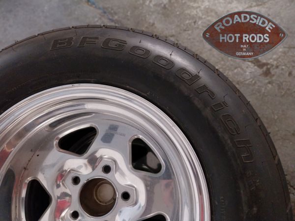 Centerline Aluminium Felgen Reifen BF-Goodrich Drag Radial COMP T/A 10x15" Lochkreis 4,75" 275-60-15" GBR-CL2756015