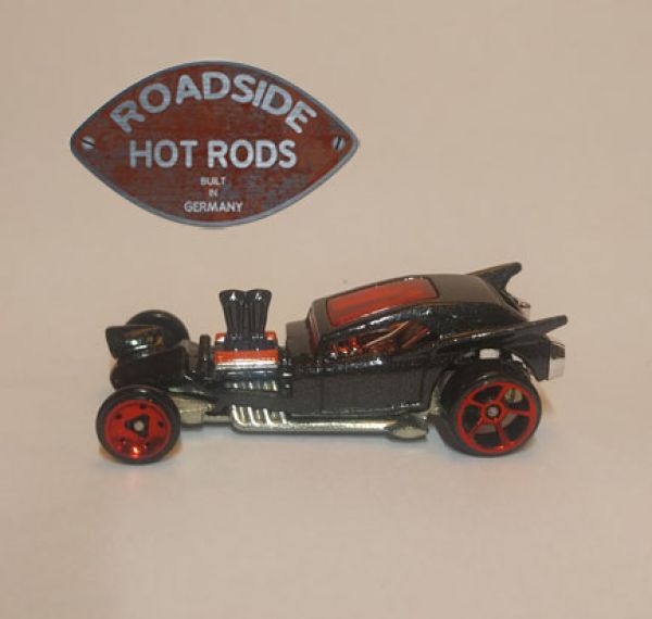 Hot Wheels Model-Auto 1:64 Fangula Schwarz Fantasie B08