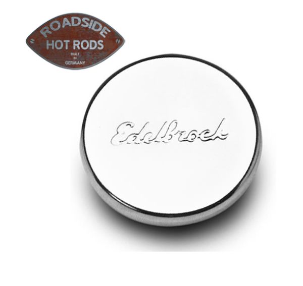 Edelbrock Öl Entlüftungskappe Chrom "Twist-on" Universal EB-4415 *