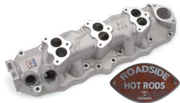 Edelbrock Intake Ford Flathead V8 Tri-Power 1109 SU349