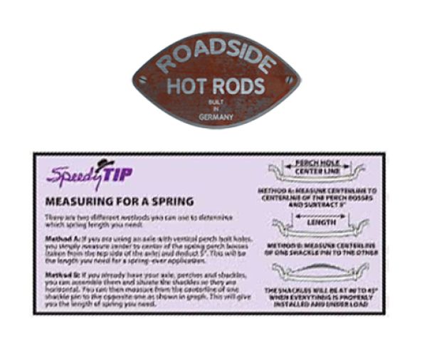 Super Glide Vorderachsfeder 46" Standard 910-33134