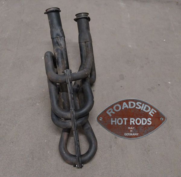 Gebrauchter Auspuff Fächerkrümmer V8 SBC Chevy GBR-380841011 *