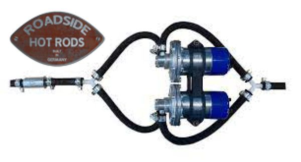 Roadside Hot Rods - Hardi Benzinpumpe Kraftstoffpumpe Doppelpumpen Set Elektrisch  12V ab 100PS 18812-DP
