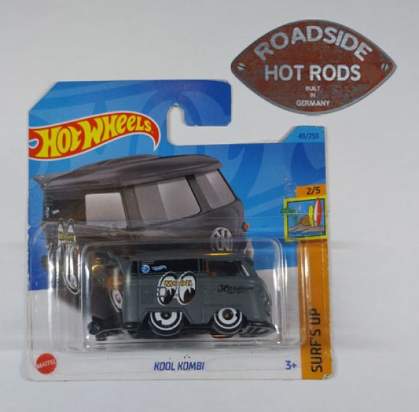 Hot Wheels Model-Auto 1:64 MOON VW Bus Grau Kool Kombi VWBM250B