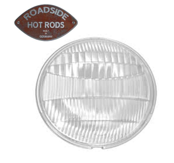 Ford Headlight Lense 1933-34 Car Pickup Truck Cast Glass 9" w/ Ford Logo 40-13060-S