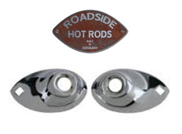 Scheinwerfer Halterungen Gekürzt Verchromt 1933-34 Ford 911-13125-CHR *