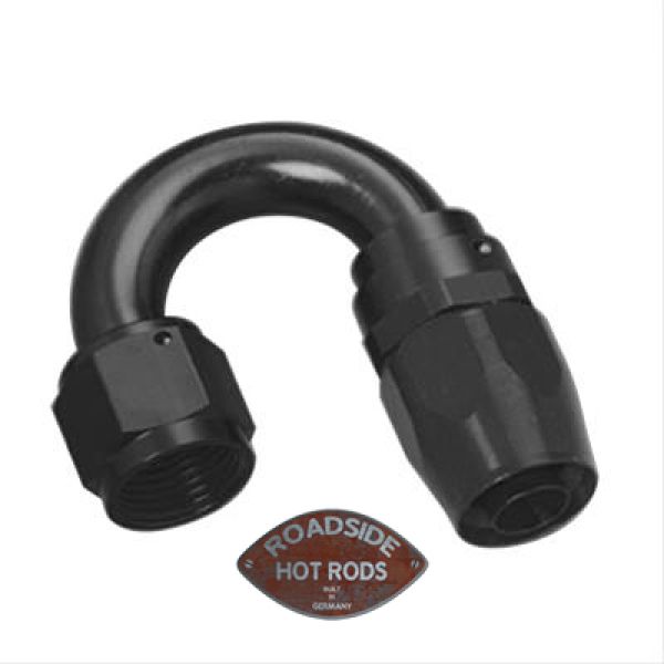 Summit Racing™ Anschlussadapter Schlauchende 180° Schwarz SUM-220889B *