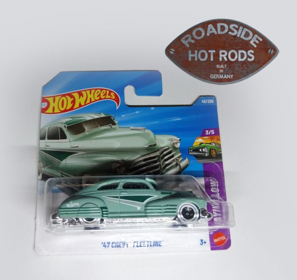 Hot Wheels Model-Auto 1:64 1947 Chevy Fleetline Layin Low Green 45250-3