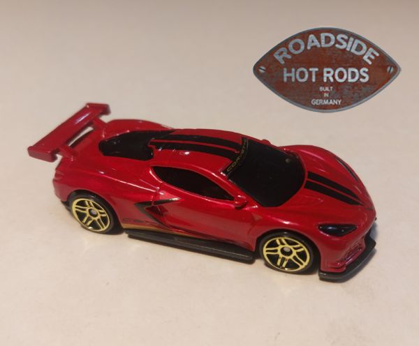 Hot Wheels Model Car 1:64 Chevrolet Corvette Red Metallic C8.R
