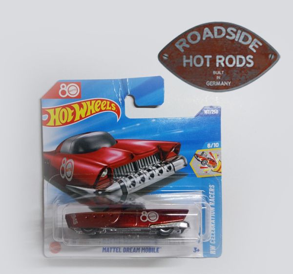 Hot Wheels Model-Auto 1:64 Mattel Dream Mobile 80 Jahre Rot HW Celebration Racers 167250-6 *