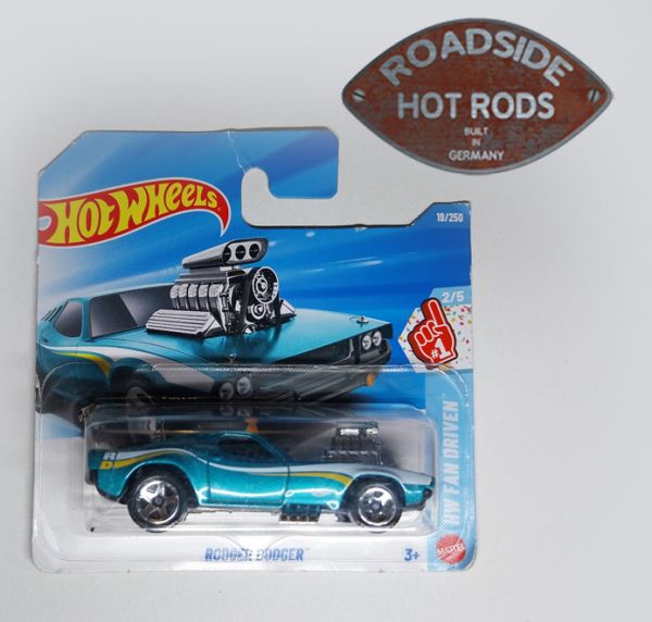 Hot Wheels Model-Auto 1:64 Rodger Dodger HW Fan Driven Turkis 19250-2 *