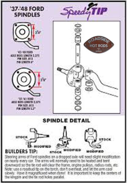 Standard 1942-48 Ford Spindle King Pin Set 910-32122