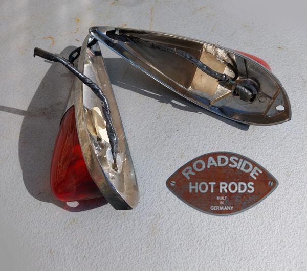 Gebrauchte Dach Positionsleuchten Lampen Set Rot GBR-PL1950R *