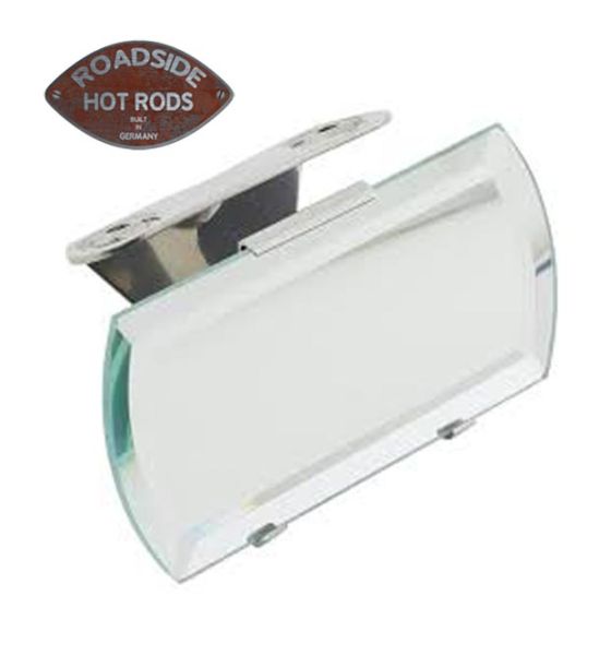 Spiegel Roadster Rechteckig Chrom 911-13004 *