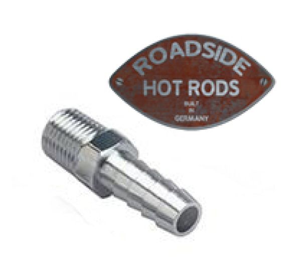 Chrome Plated Heater Hose Fitting G3118-1