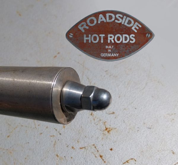 Gebrauchte "Spreader Bar" Spreitzstange Edelstahl Durchmesser 42,5mm Nummerschild Befestigung SB-28-158D *