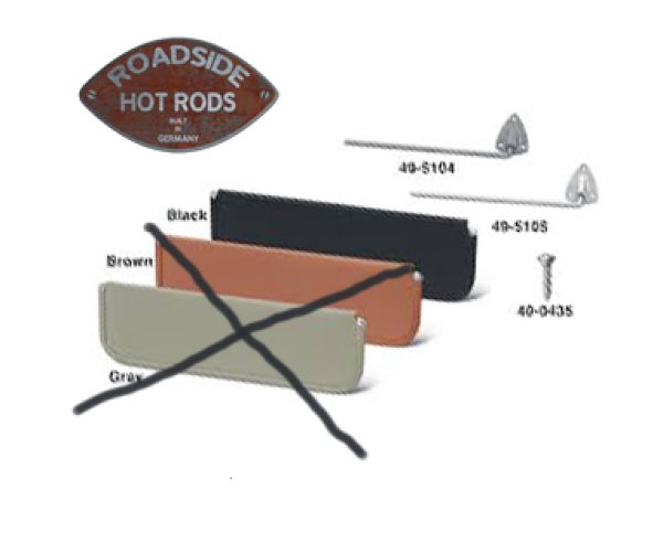 LMC Truck Sonnenblende Innenausstattung Ford 1948-52 F1 F2 F3 2er-Set 49-5101-BL *