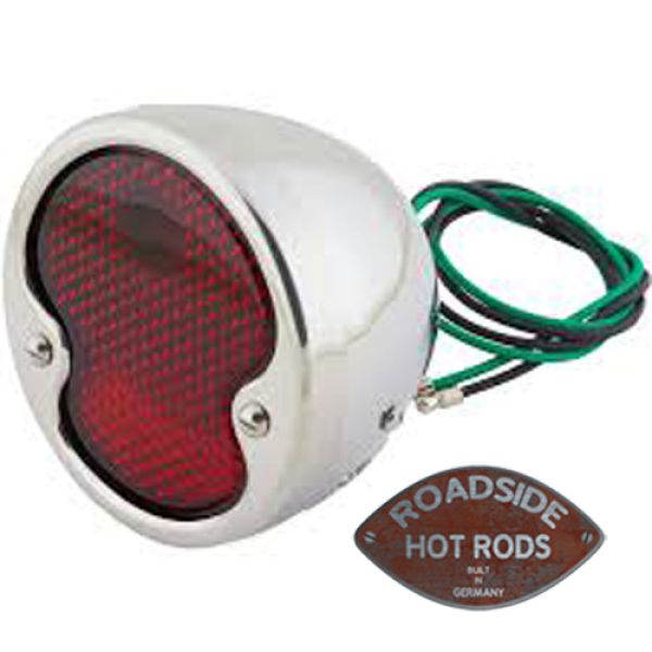 1932 Ford Stainless Steel Left Tail Light 12 Volt Exact Reproduction 911-37005-L