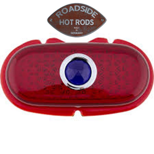 1942-48 Ford Blue Dot Tail Light Lens Passenger Car 910-62186