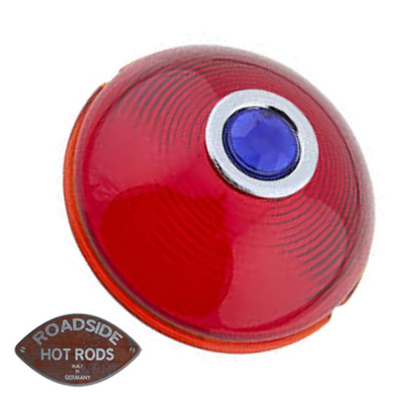 1950 Pontiac Blue Dot Tail Light Lens Passenger Car 910-62159