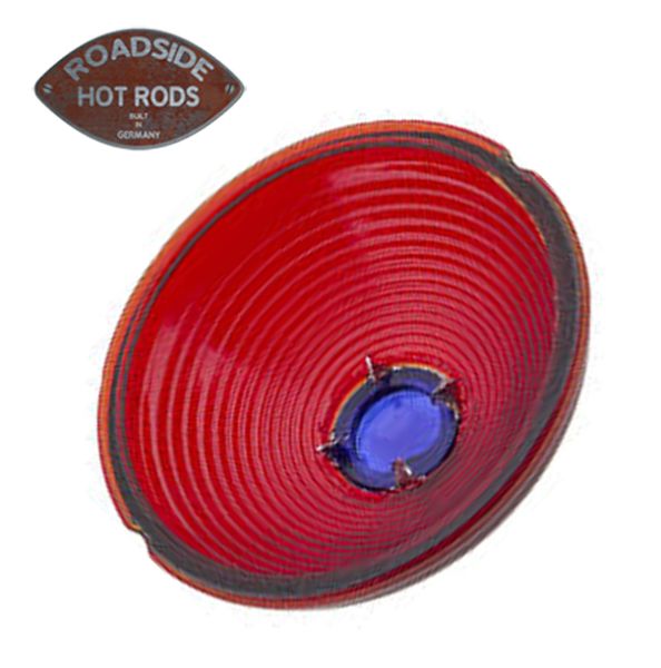 1950 Pontiac Blue Dot Tail Light Lens Passenger Car 910-62159