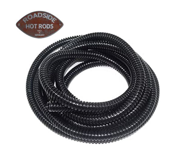 Taylor Convoluted Tubing 2 Meter Black 1/4" "Slip on" 38094-2