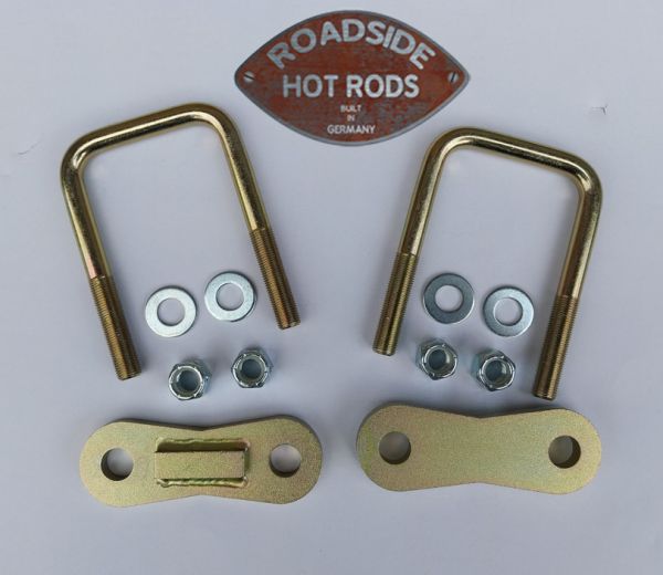 Posies Super Slide 1935–48 Ford U-Bolzen-Kit traditioneller T-Rahmen 580-2030 *