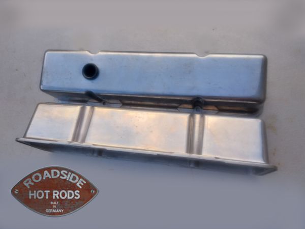 Gebrauchte Ventildeckel Aluminium Chevrolet V8 Hohe Ausführung GBR-RSI14566 *