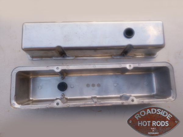 Gebrauchte Ventildeckel Aluminium Chevrolet V8 Hohe Ausführung GBR-RSI14566 *