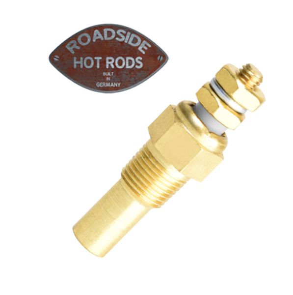 Moto Meter Wassertemperaturgeber mit 2 Adapter Messing 182-2258