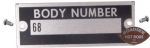 Ford Body Number Plate 1936 68-14002