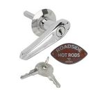 Trunk/Rumble Lid Handle with Lock/Keys Chrome 751-A702352