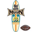Mooneyes Aufkleber "Go! with MOON" "Surfboard" DM147