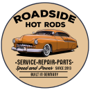 ROADSIDE HOT RODS Aufkleber Groß 93-CP-O